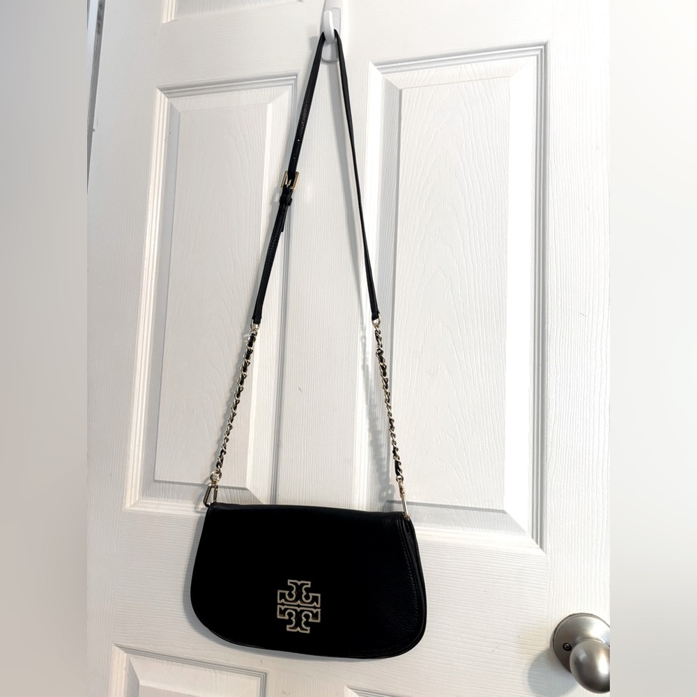 Tory Burch Black Leather Crossbody Bag
